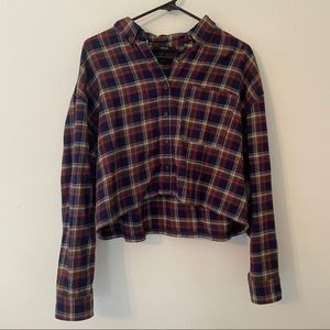 cropped flannel!!!